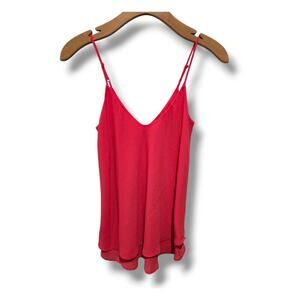 Rosette by Be Cool women's raspberry layered tank top small